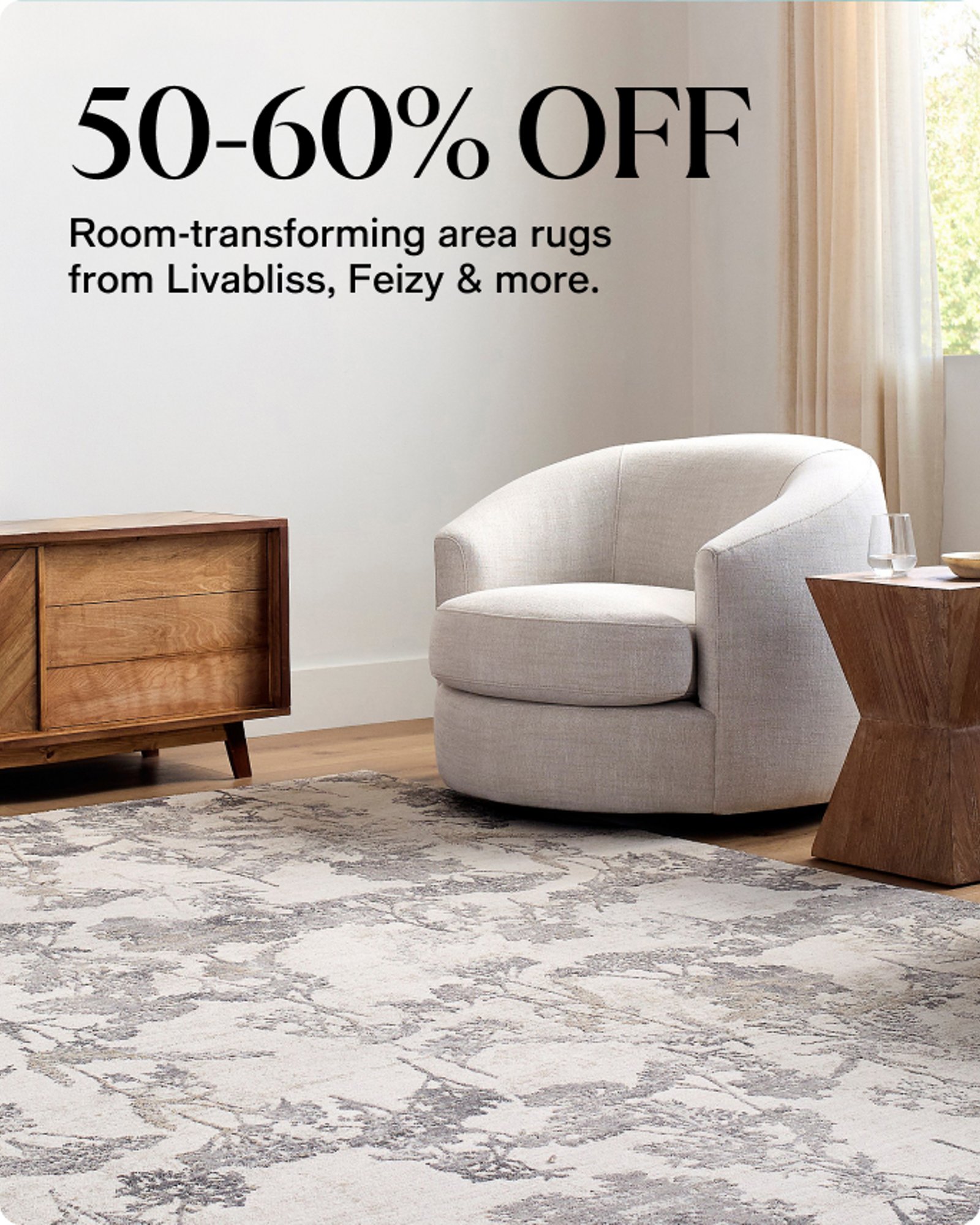 50-60% Off Rugs