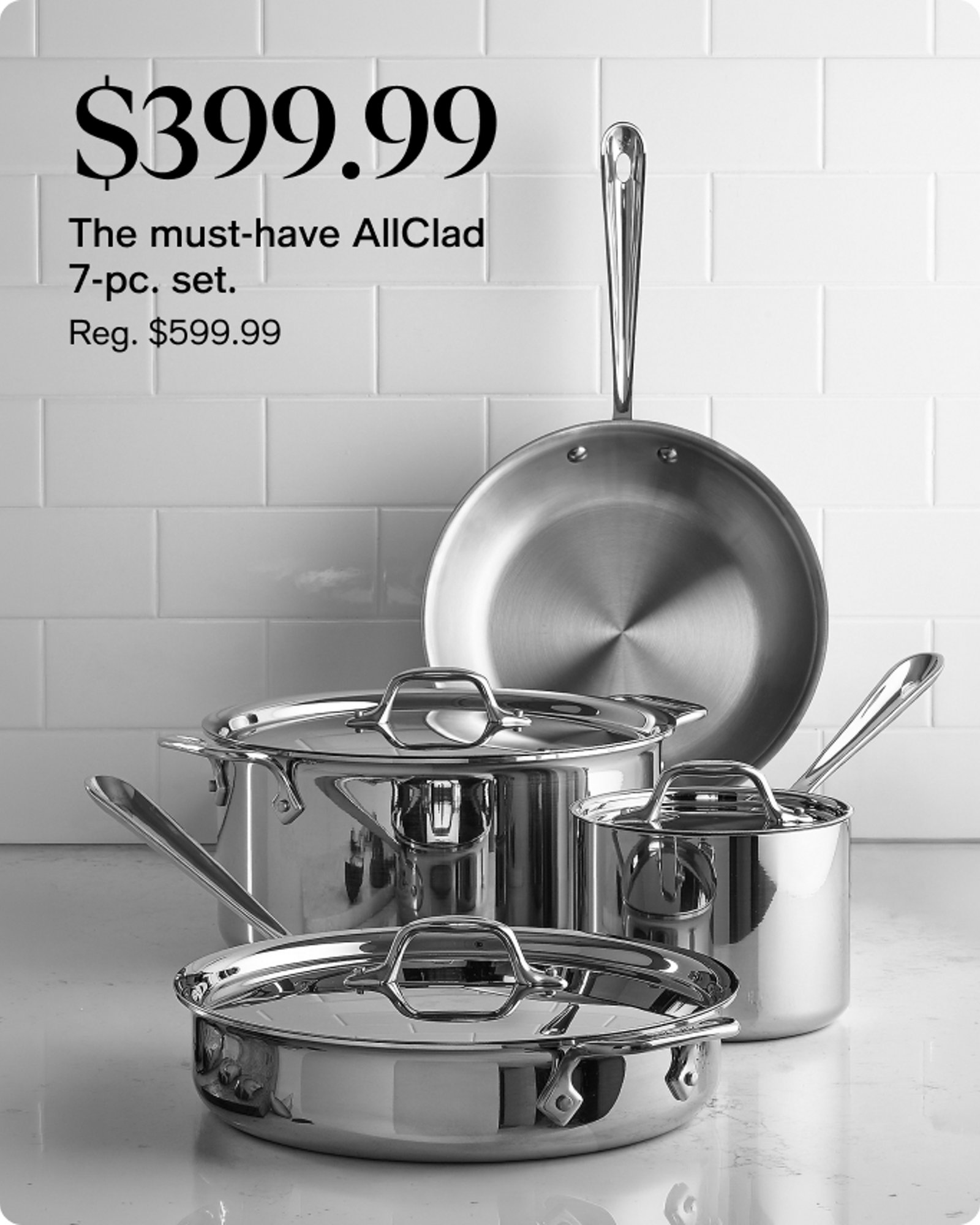 Home-Offercards-Our top deals-All clad cooking set