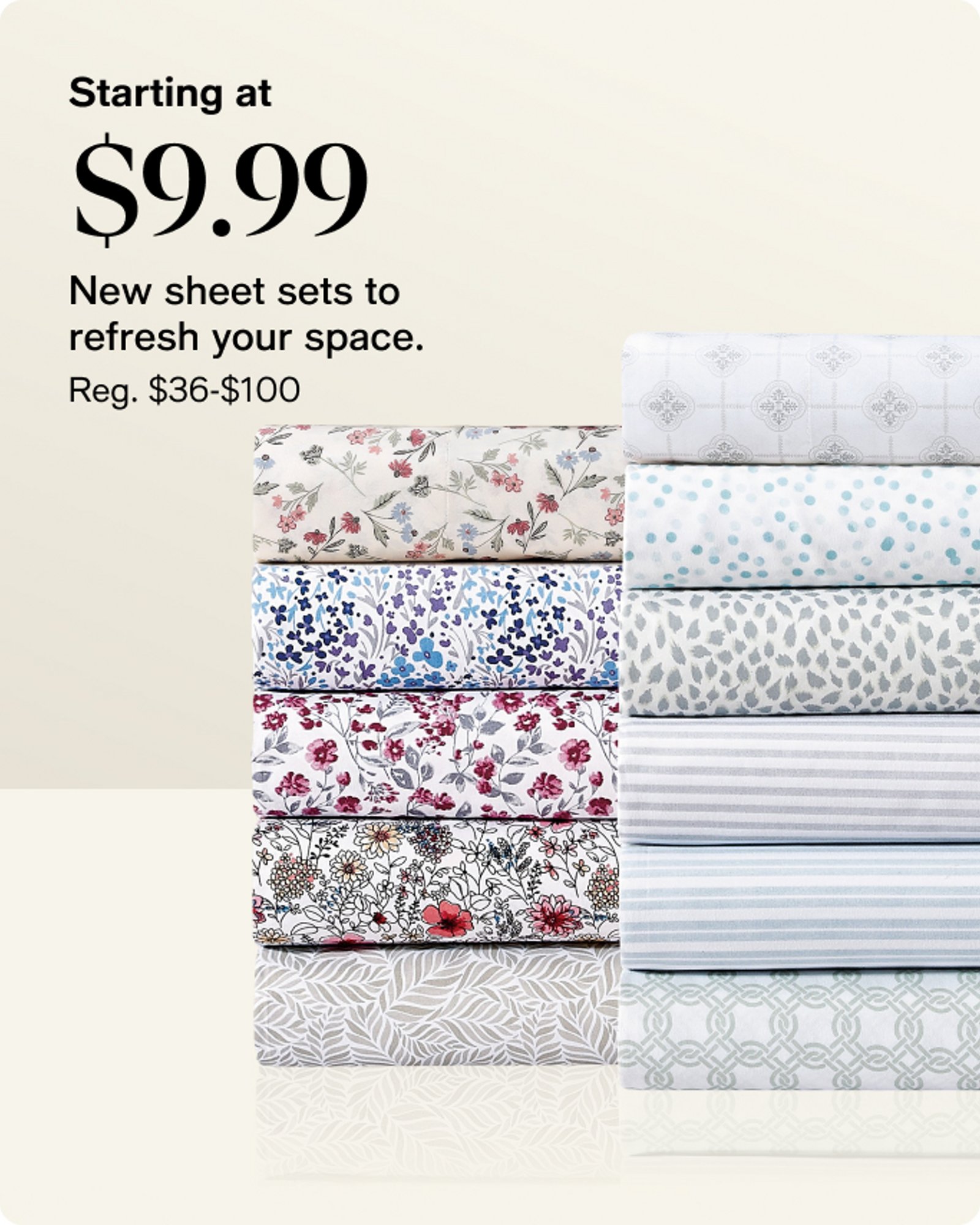 Home-Offercards-Our top deals-Sheet sets