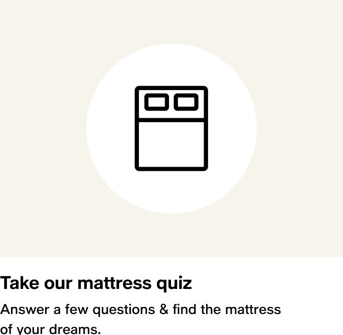 Take our Mattress Quiz