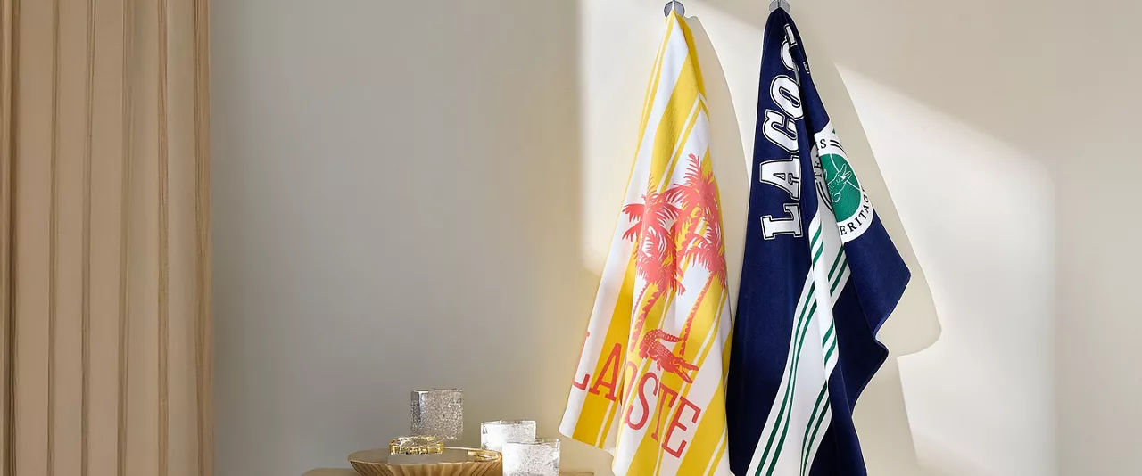 Lacoste towels