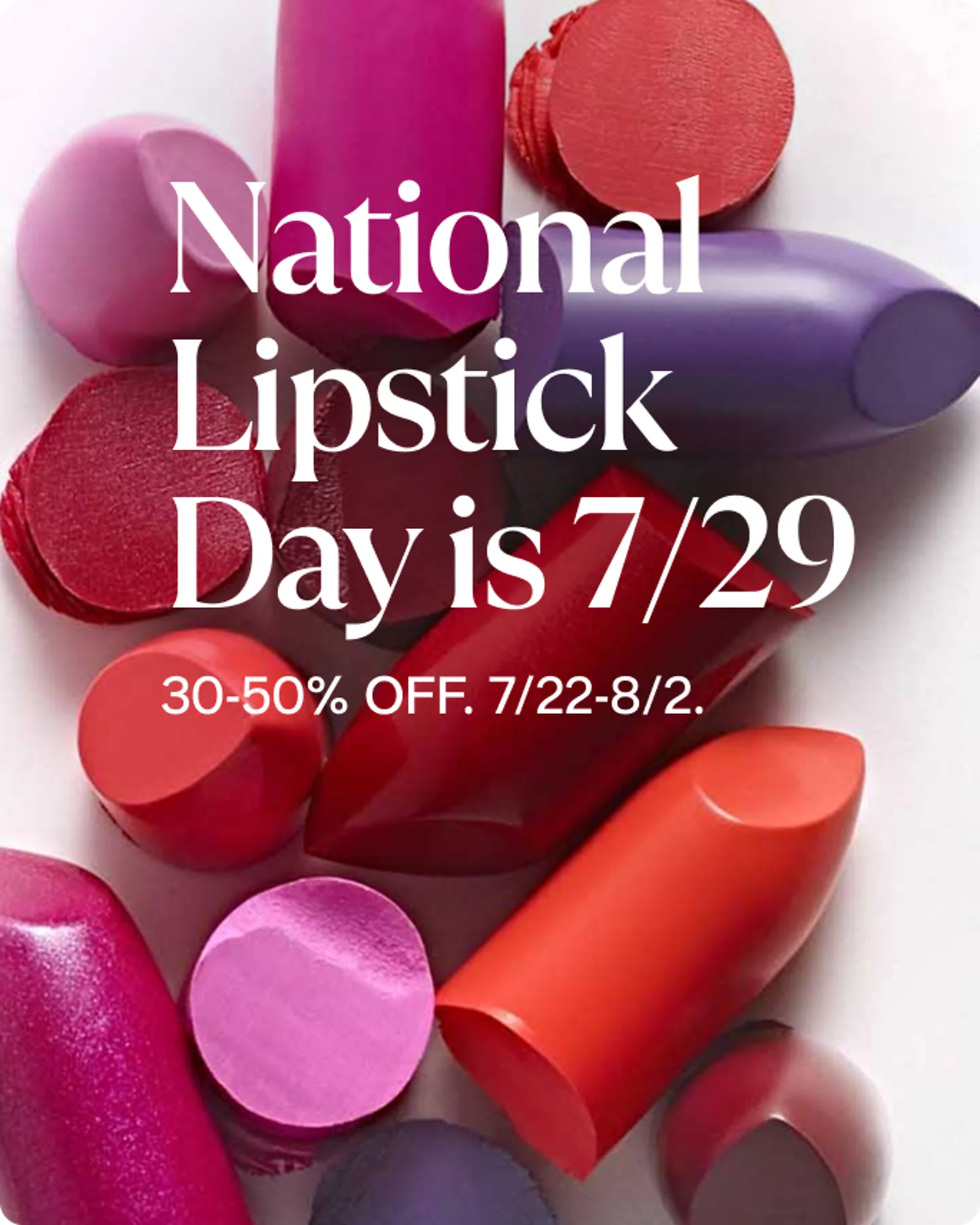National lipstick day