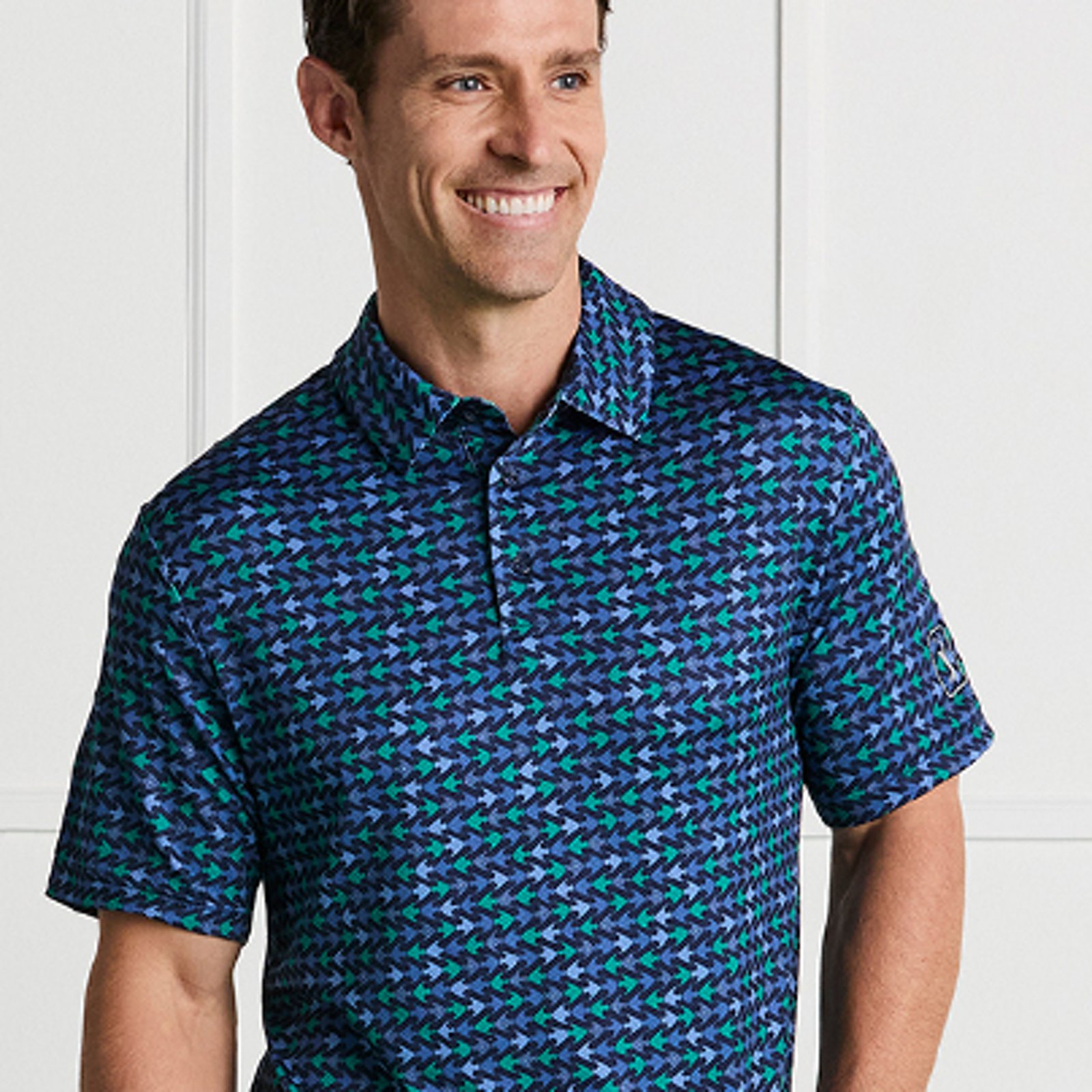 dark blue button up dress shirt Men's Solid Brushed Cotton Shirt in Navy Blue