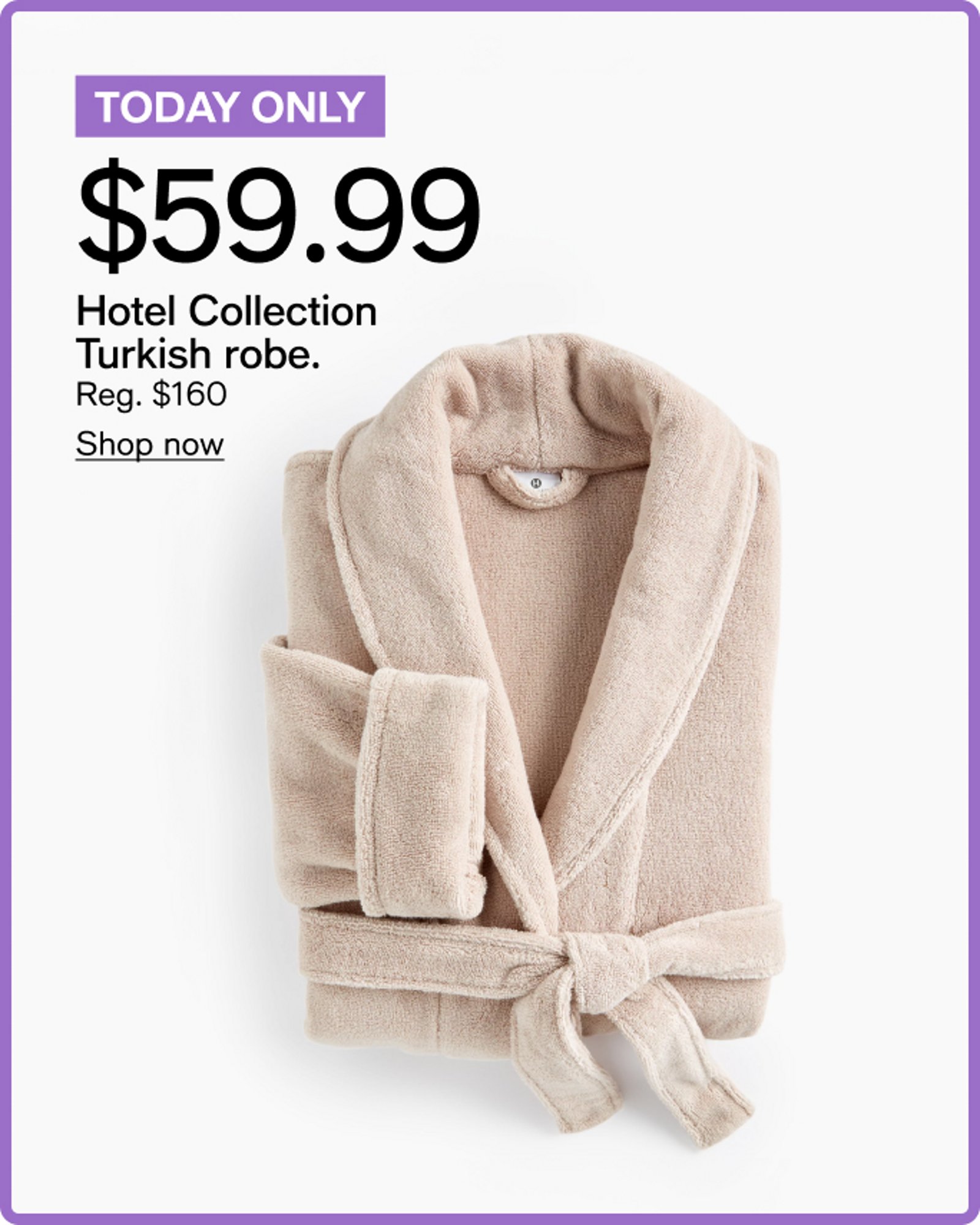 Hotel Collection turkish robe