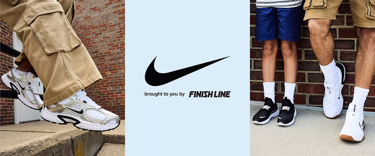 Nike brought to by FINISH LINE