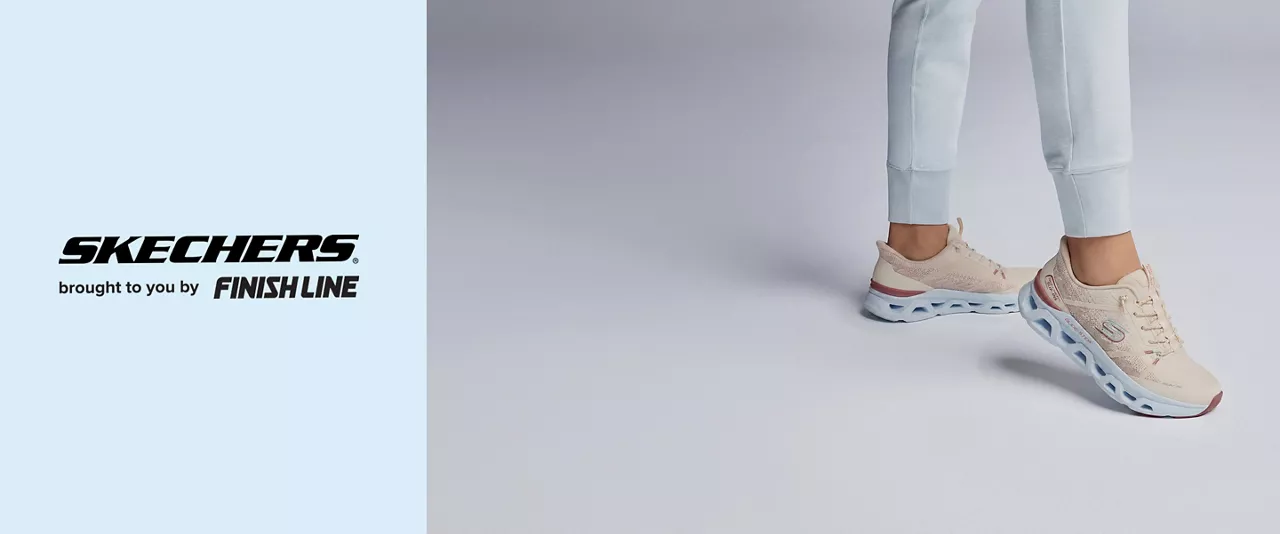 SKECHERS brough to you by FINISH LINE