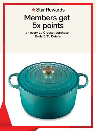 star rewards members get 5X points