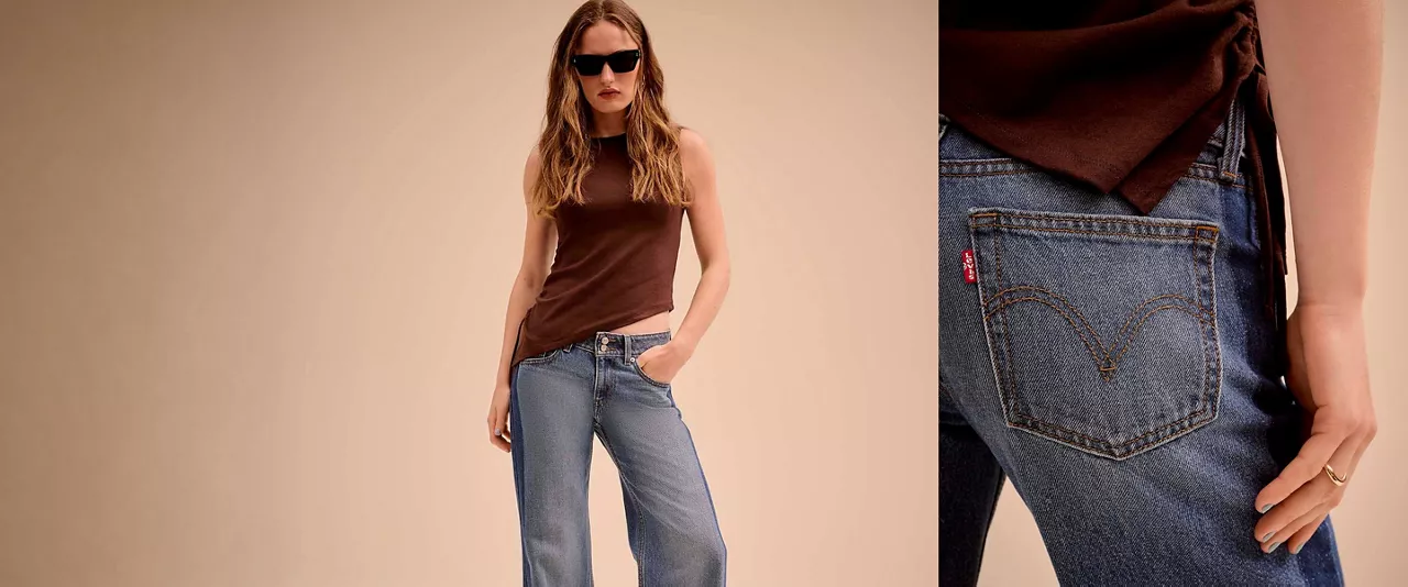The Levi’s® cinched flare
