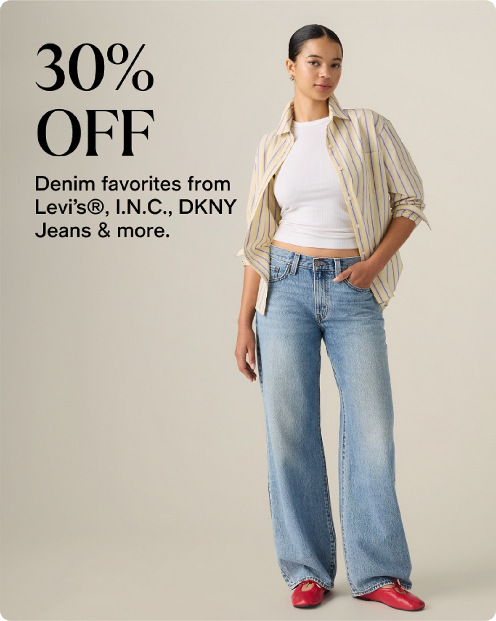 Women-offer-our-top-deals-30%-off-denim