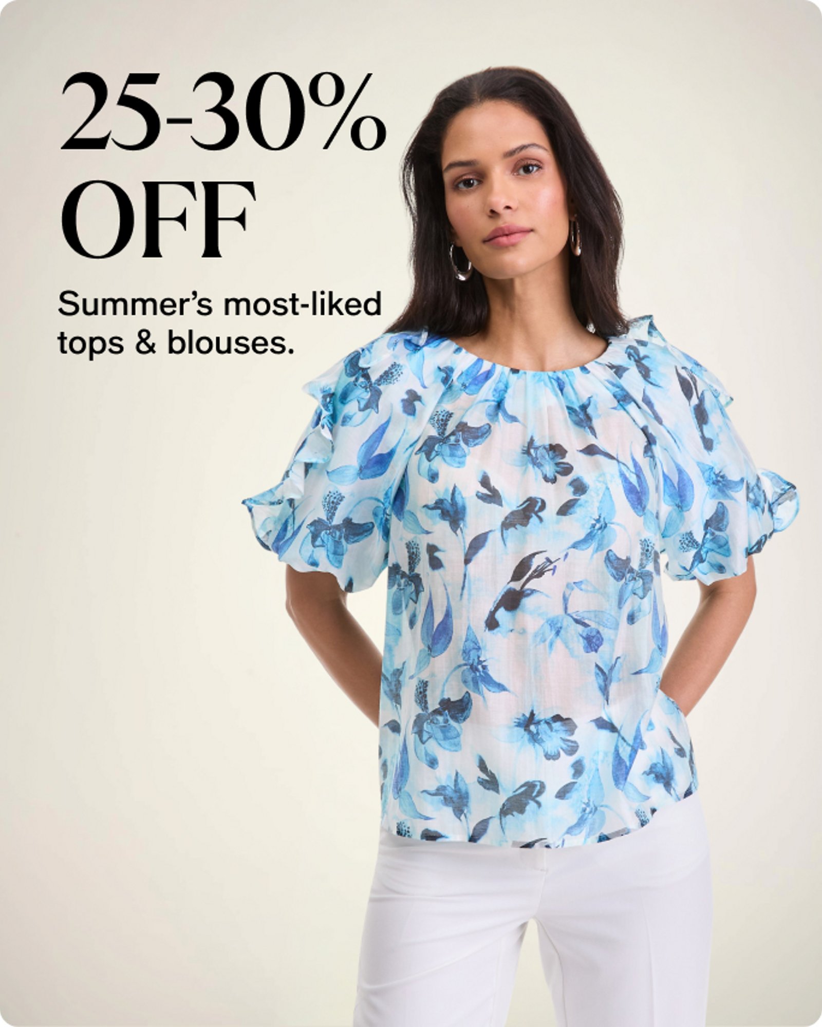 Women-offer-our-top-deals-25%-30%-off-tops
