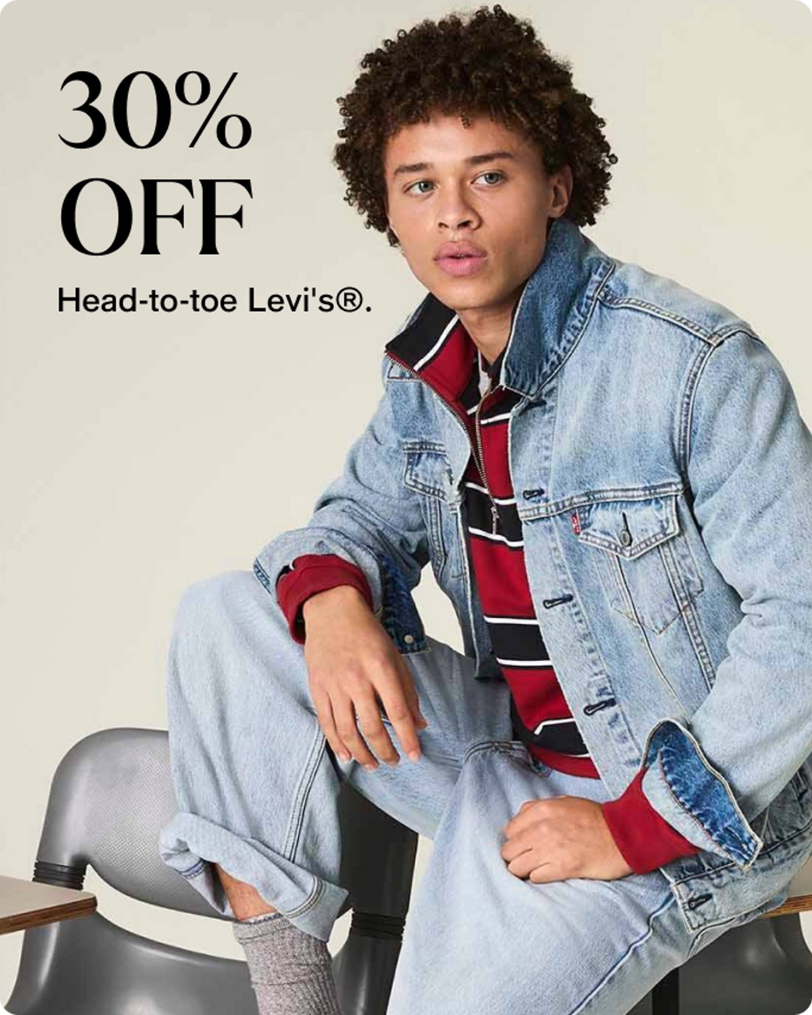 Men's - Offer card - 30% Off Levi's