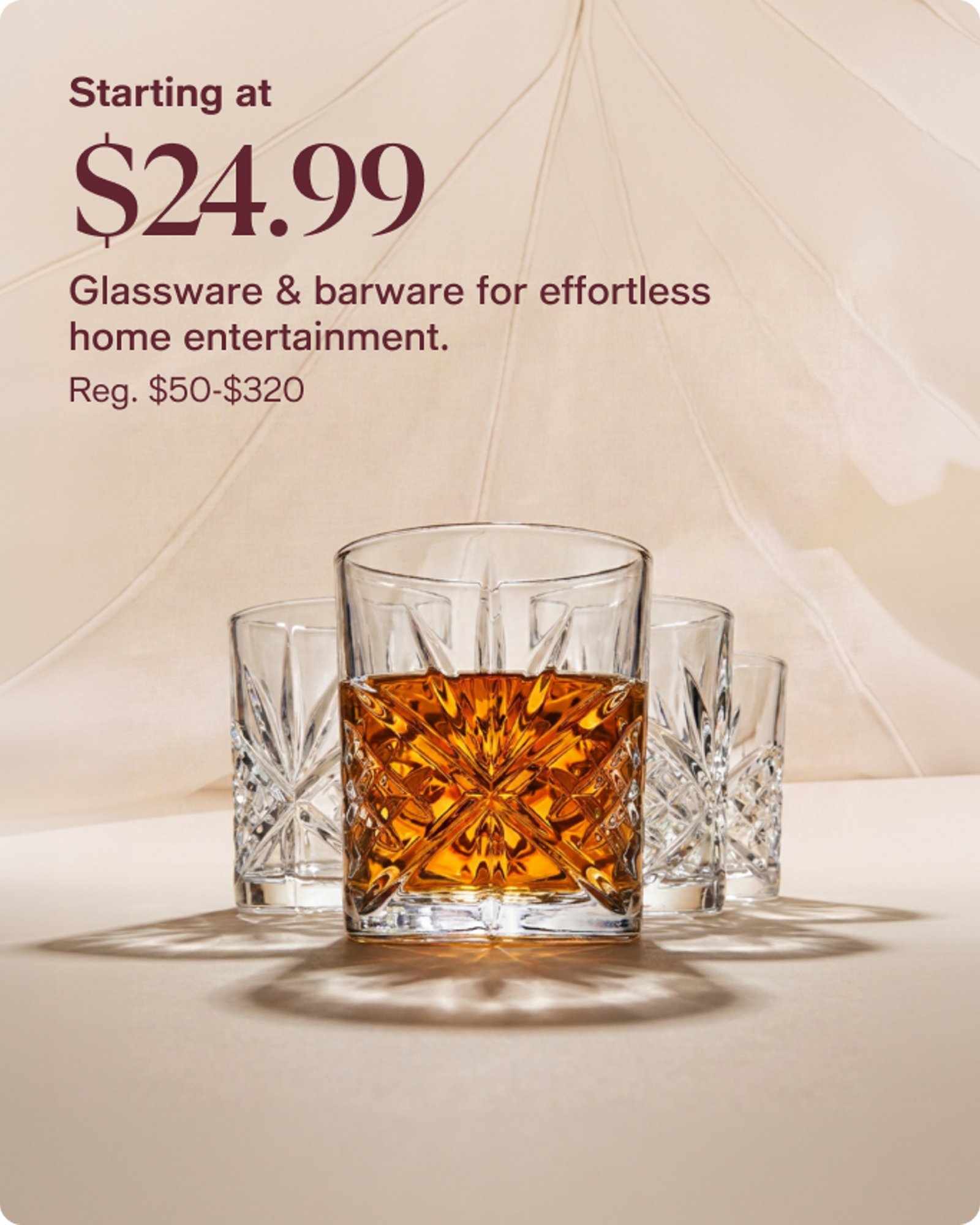 Home-Offercards-Our top deals-Barware