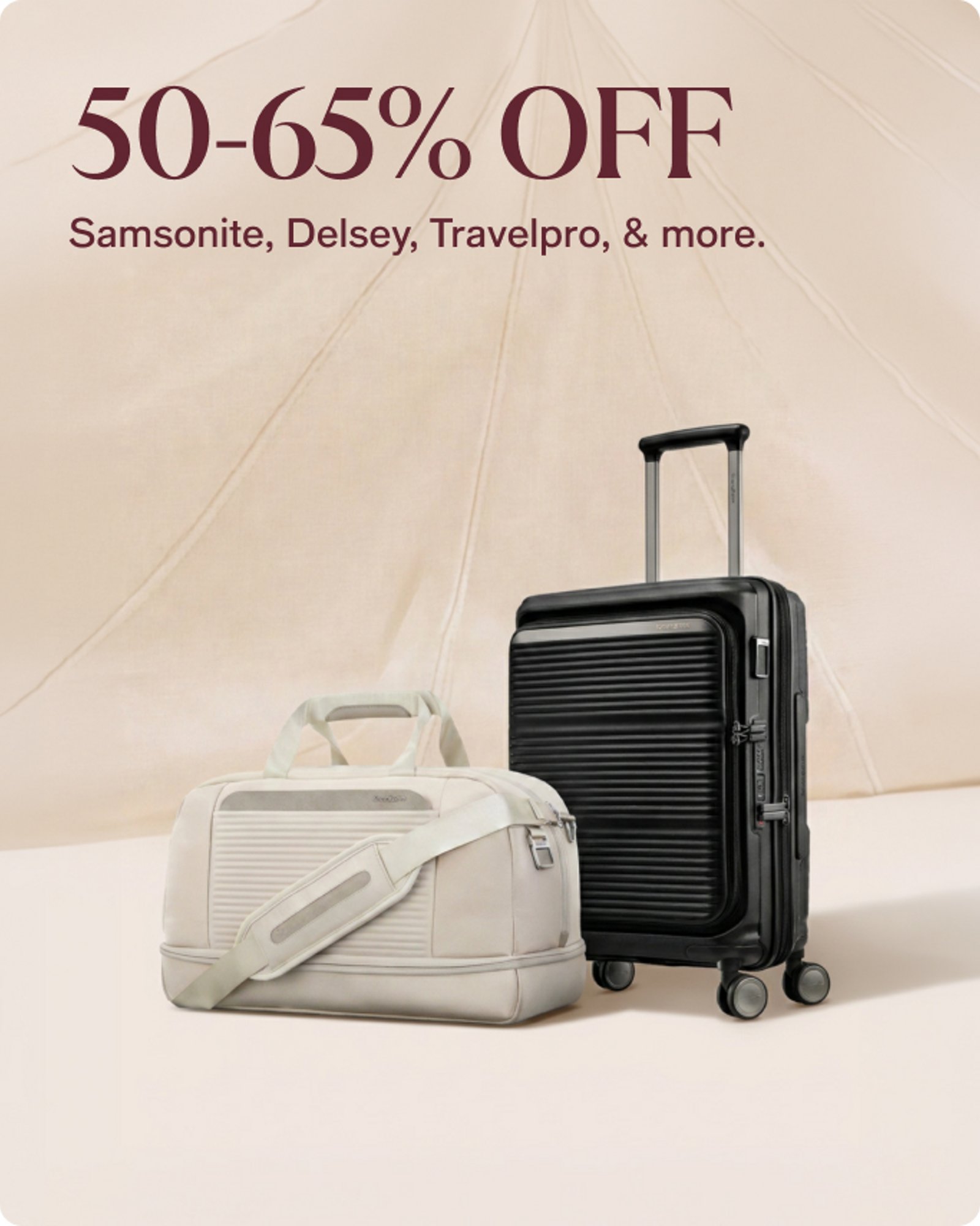 Home-Offercards-Our top deals-Luggage