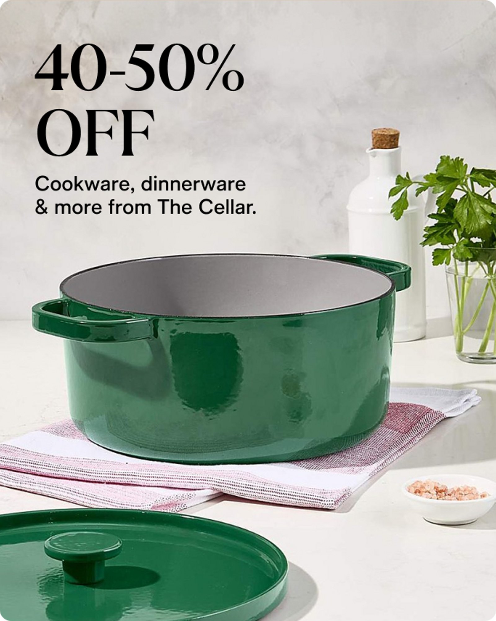 Home-offer-card-40-50-off-cookware-dinnerware