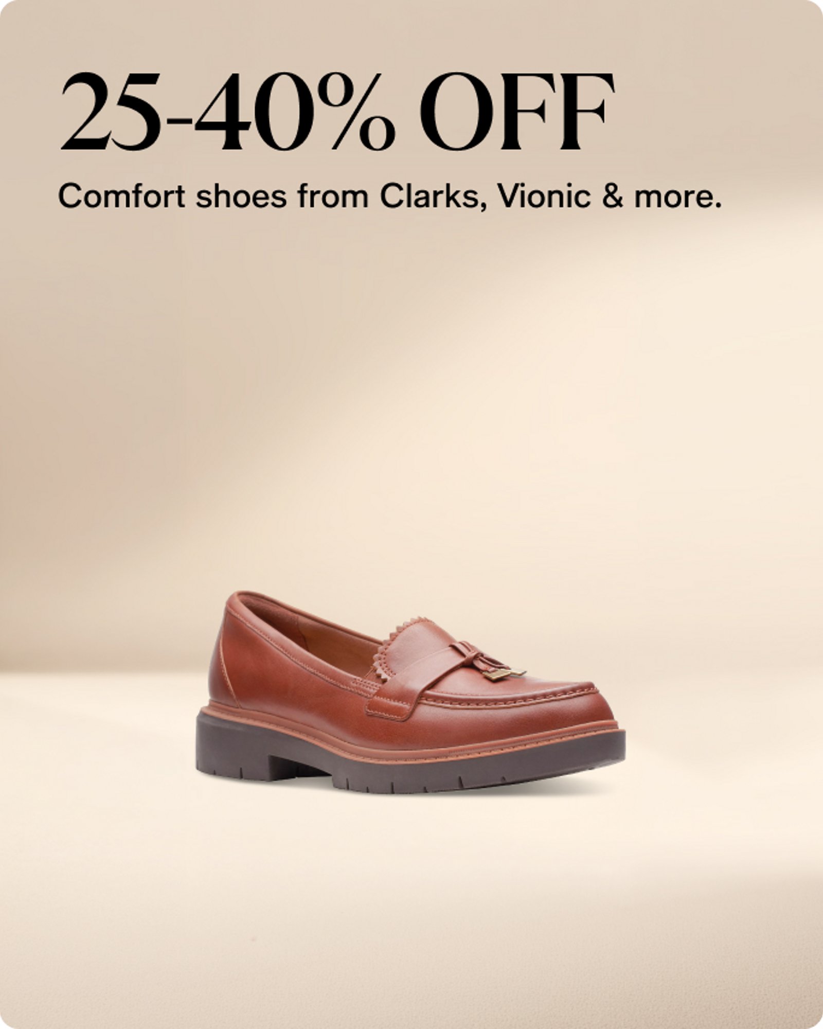 shoes-offer-25-40-comfort-shoes-clarks-vionic-more