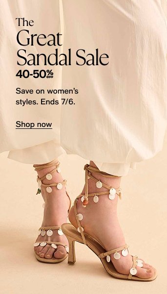 Great Sandal sale