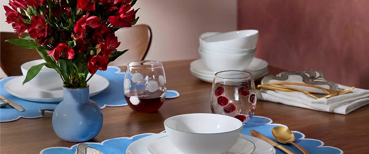 Nostalgic charm comes to life with joyful colors,  graphic patterns, and personality-packed touches.