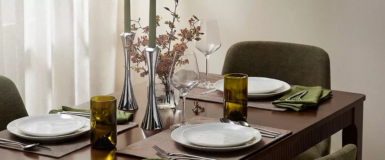 Nature-inspired hues blend with understated prints and polished accents as a nod to urban living.