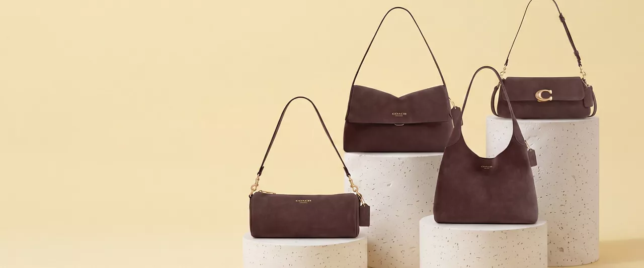 Trend alert:  Suede handbags