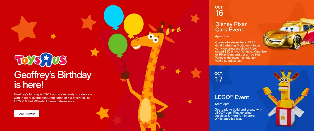 Geoffrey's Birthday is here!