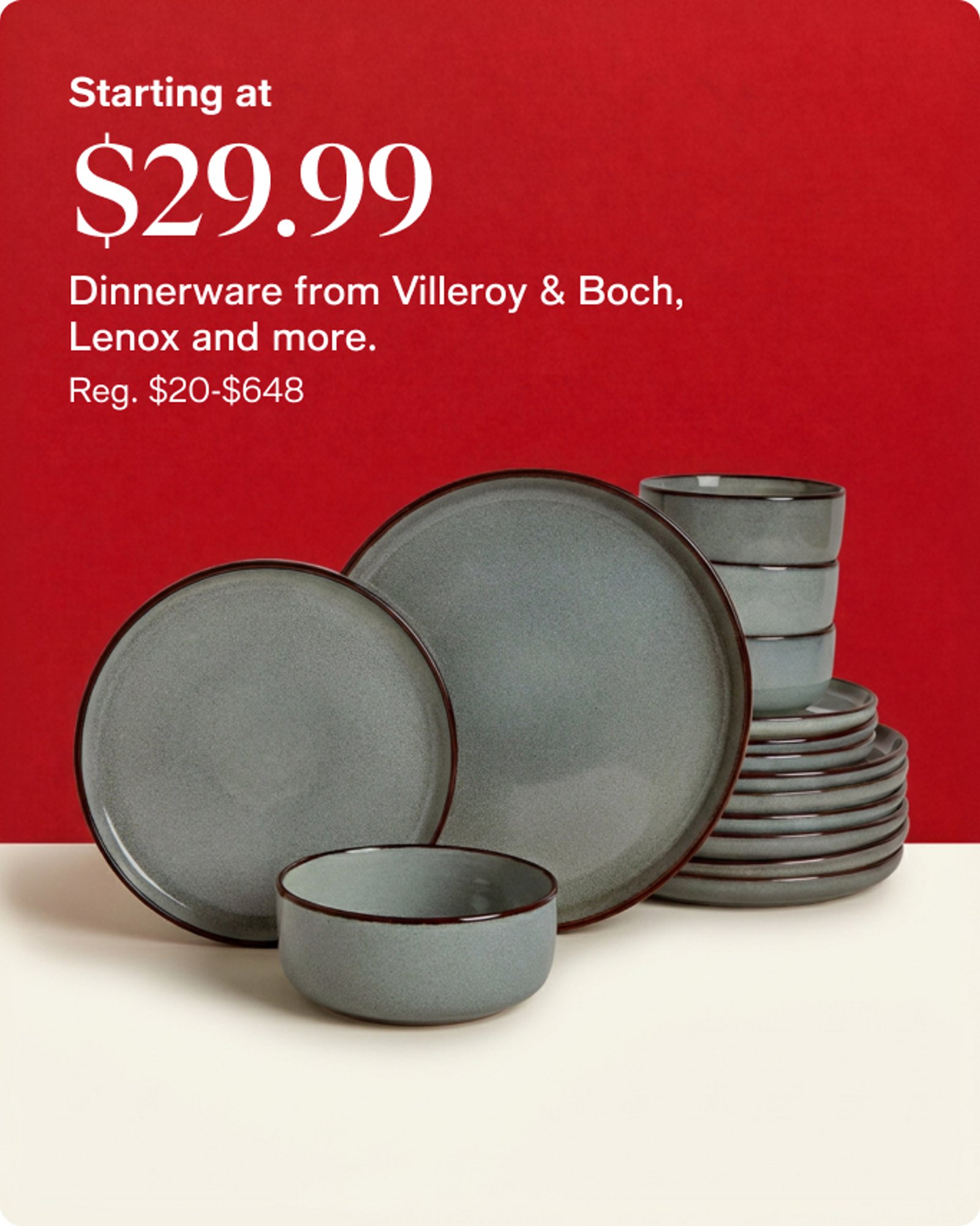 Home-Offercards-Our top deals-Dinnerware