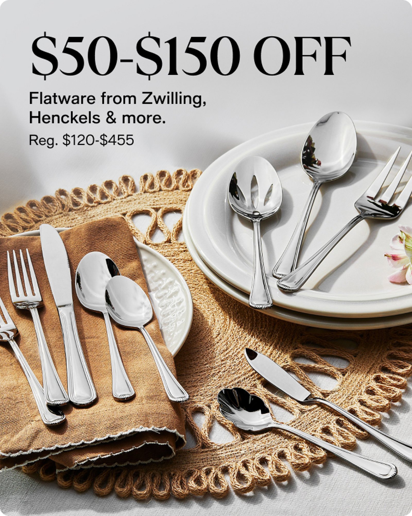 Home-Offercards-Our top deals-Flatware