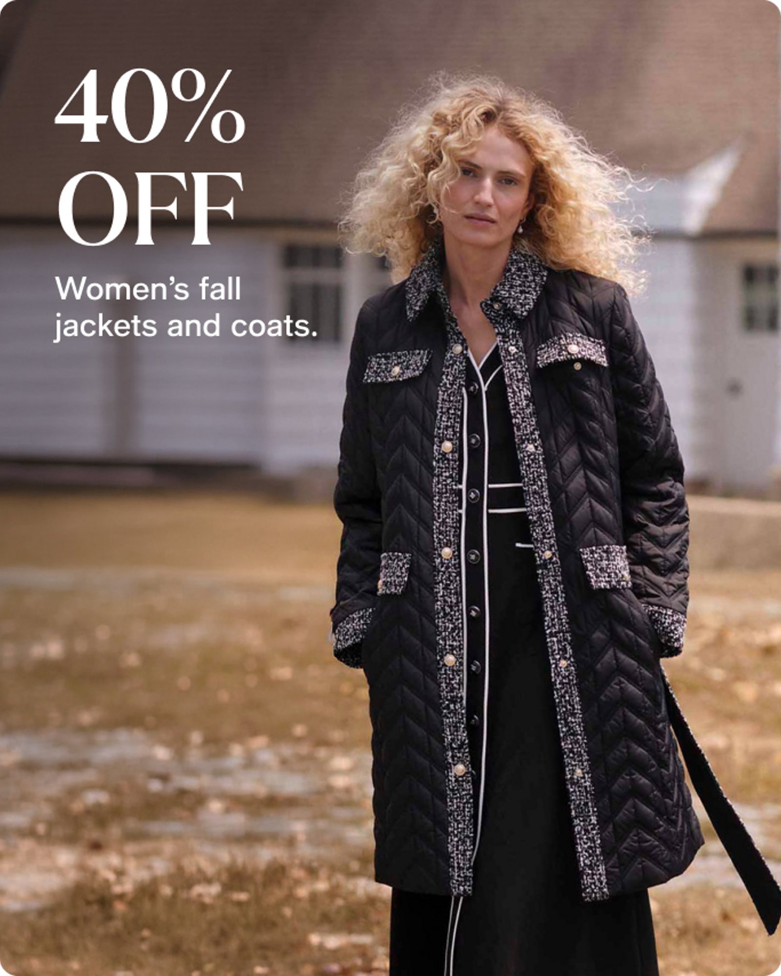 Women-offer-our-top-deals-40%-off-womens-fall-jackets-coats