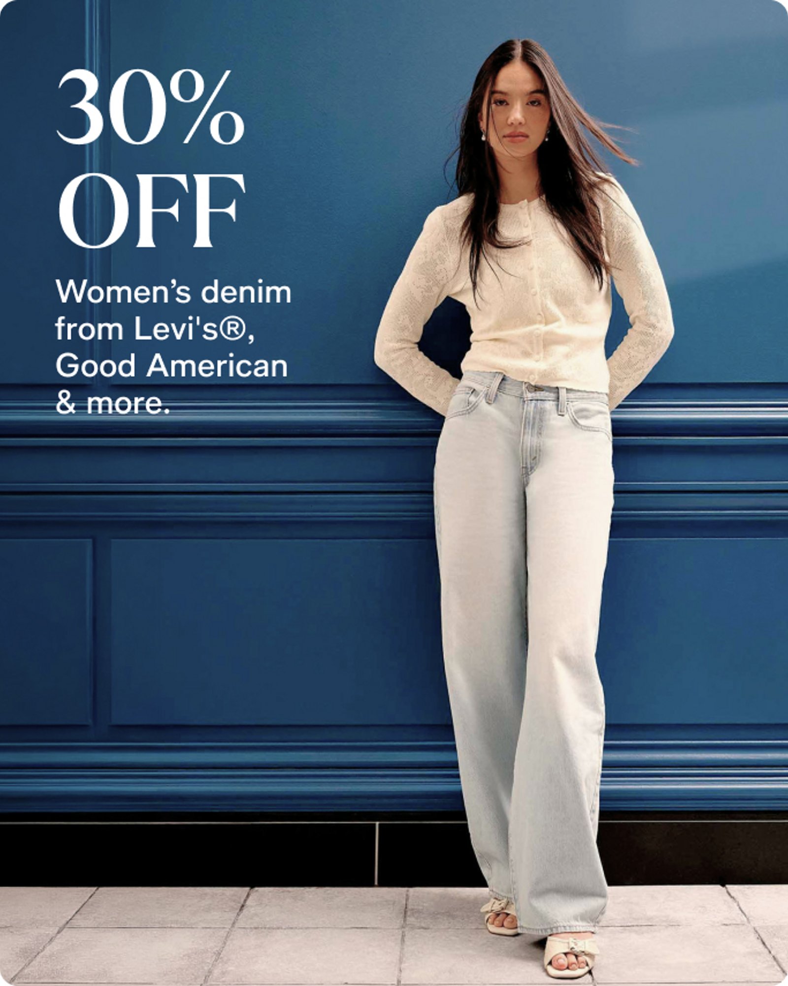 Women-offer-our-top-deals-30%-off-womens-denim