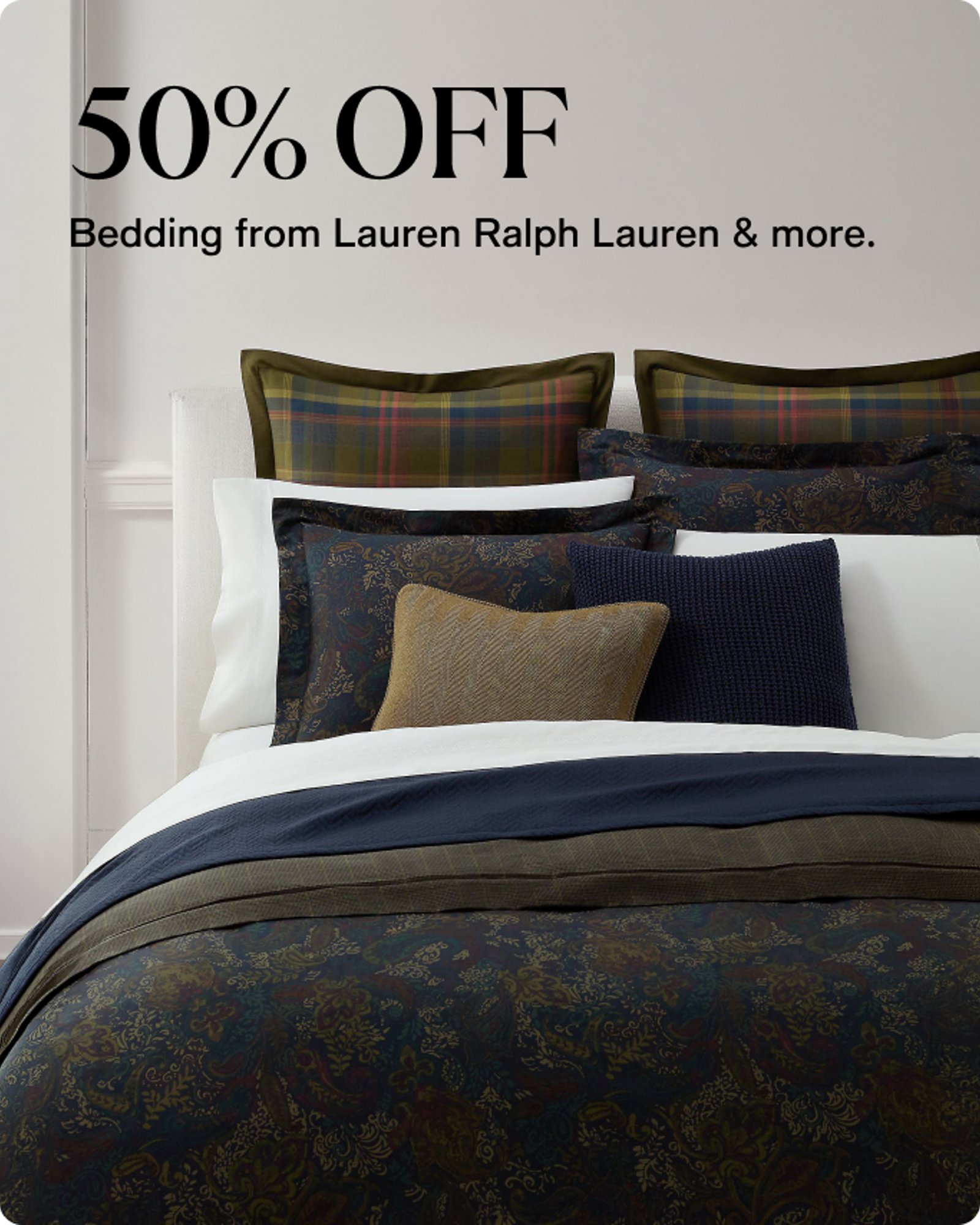 Textiles-50%-off-Bedding-From-LRL