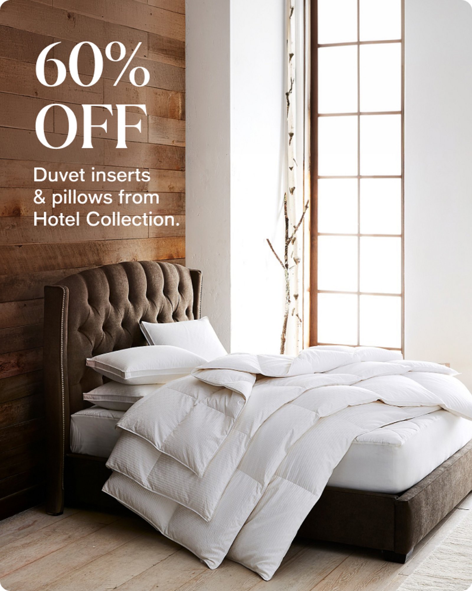 Textiles-60%-off-Duvet-inserts-and-pillows