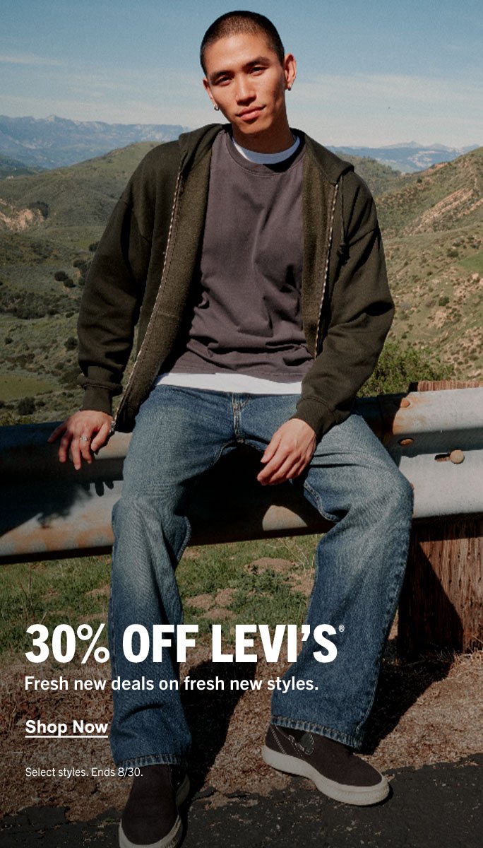 30% off Levis
