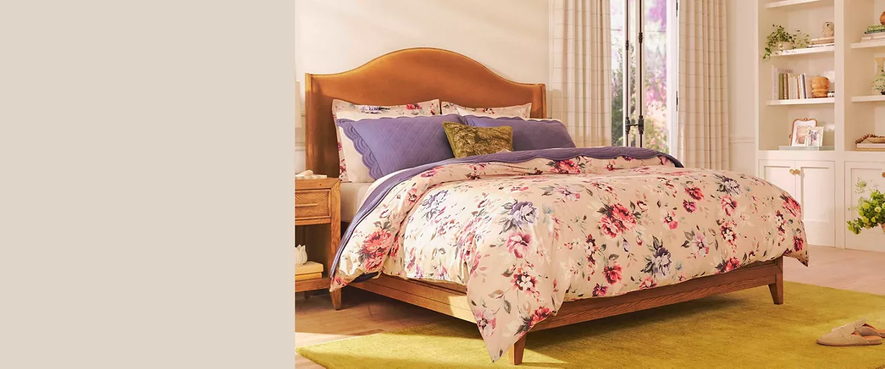 From lilac hues to garden blooms, this season’s collection is inspired by nature. 