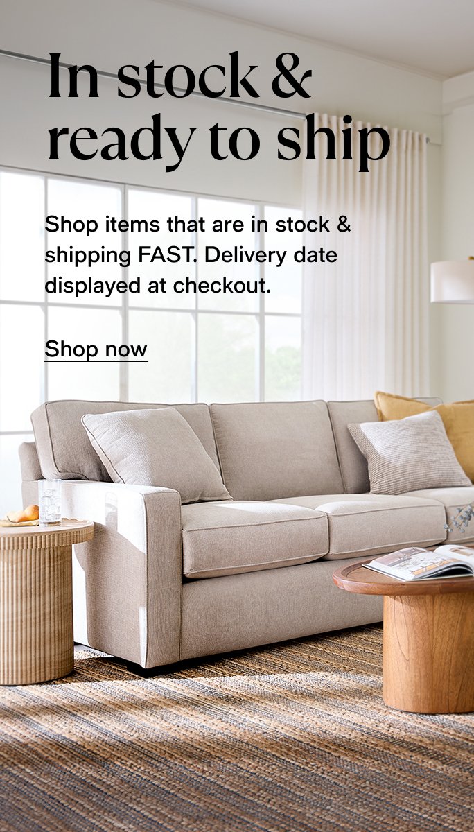 In stock & ready to ship