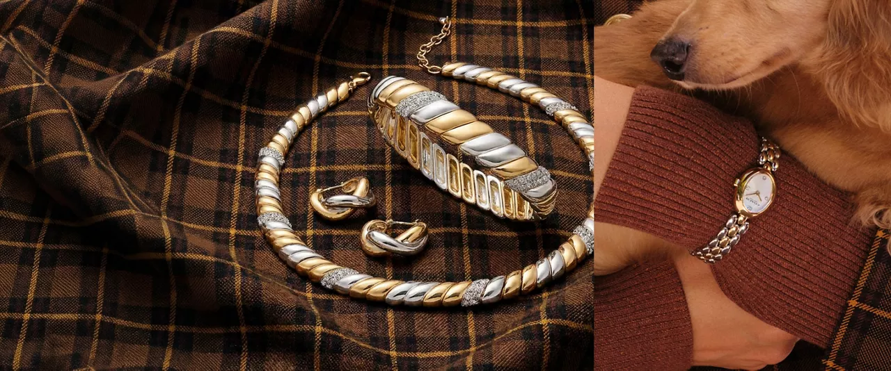 Two-tone jewelry & watches