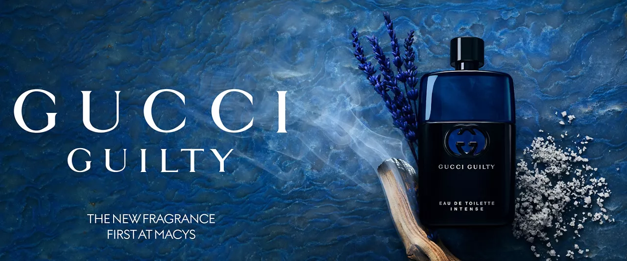 GUCCI GUILTY THE NEW FRAGRANCE FIRST AT MACYS