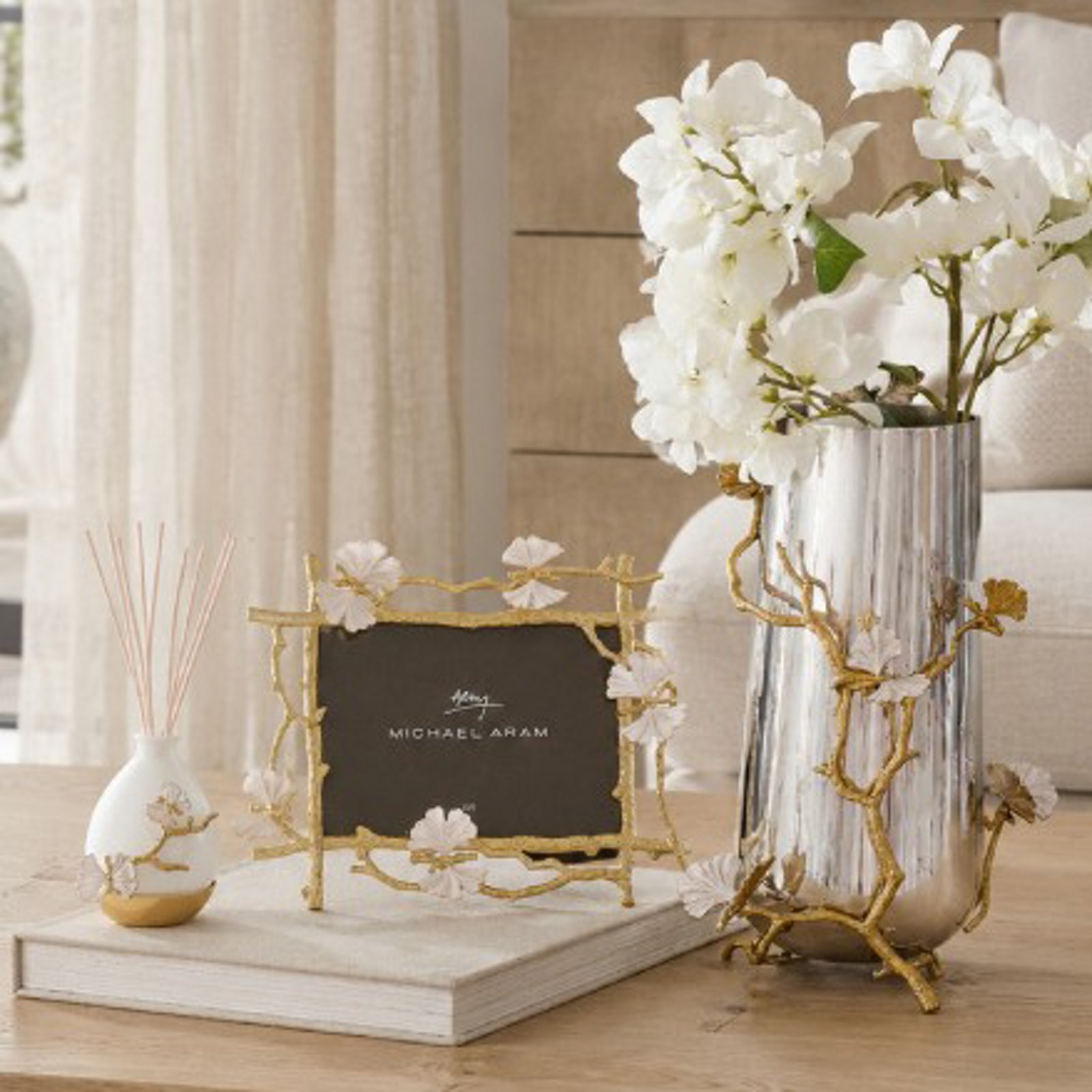 Butterfly Gingko Gold