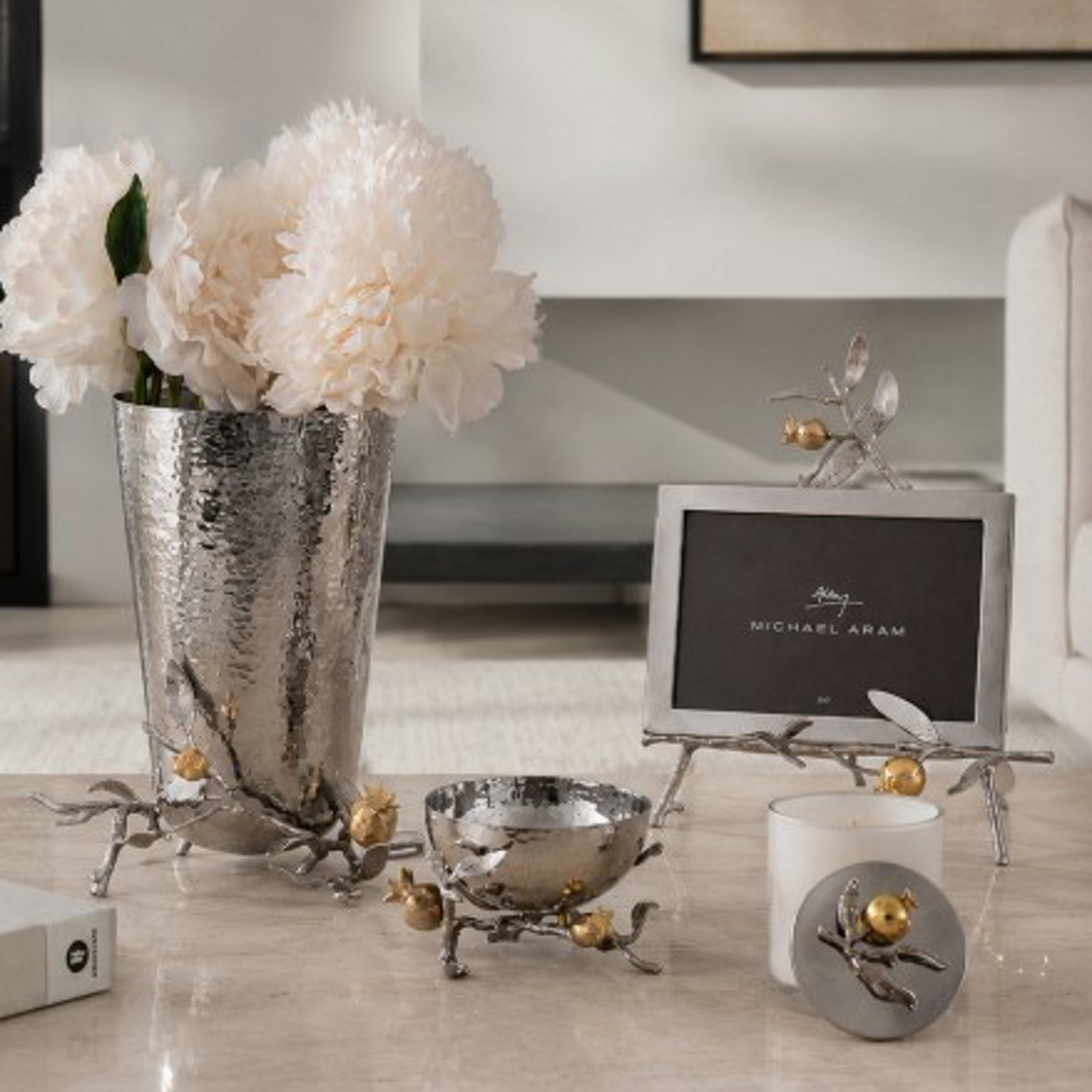 Pomegranate Silver & Gold