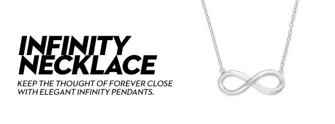 Infinity best sale necklace macys