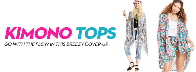 Rayon Kimono Tops: Shop Kimono Tops - Macy's