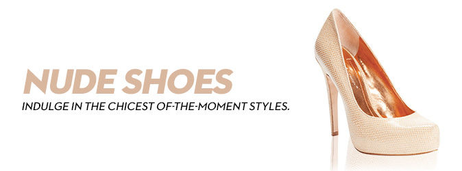 Nude hotsell shoe sale