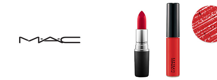  Mac Cosmetics/lápiz labial Ruby Woo 0.05 oz (0.0 fl oz) :  Belleza y Cuidado Personal