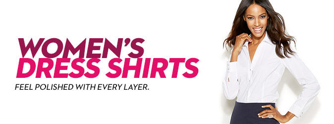 Black Womens' Dress Shirts: Shop Womens' Dress Shirts - Macy's