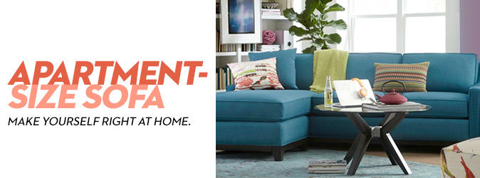 Apartment size deals sofa and loveseat