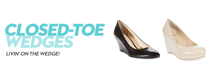 Closed on sale toe wedge