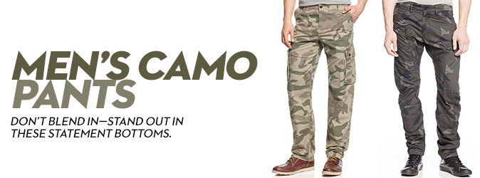 Men's Casual Cargo Pants Slim Fit Skinny Stretch Camo Pants Fashion Comfort  Outdoor Hiking Jeans Trousers with Multi Pockets 