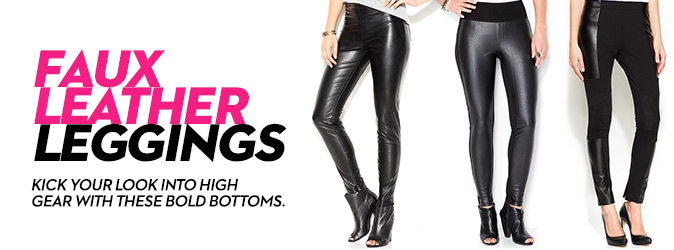 HDE Sexy Faux Leather Leggings High Waisted Tight Pants for Women