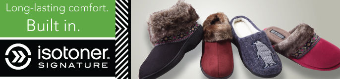 Long-lasting comfort, Built in, isotoner Singature