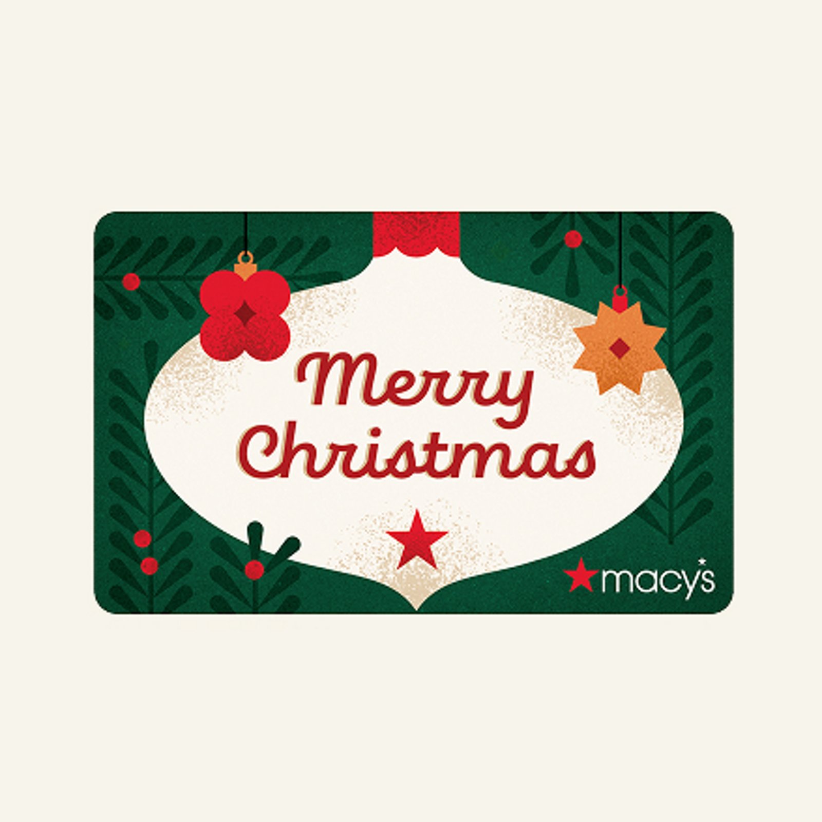 Gift card-merry-christmas
