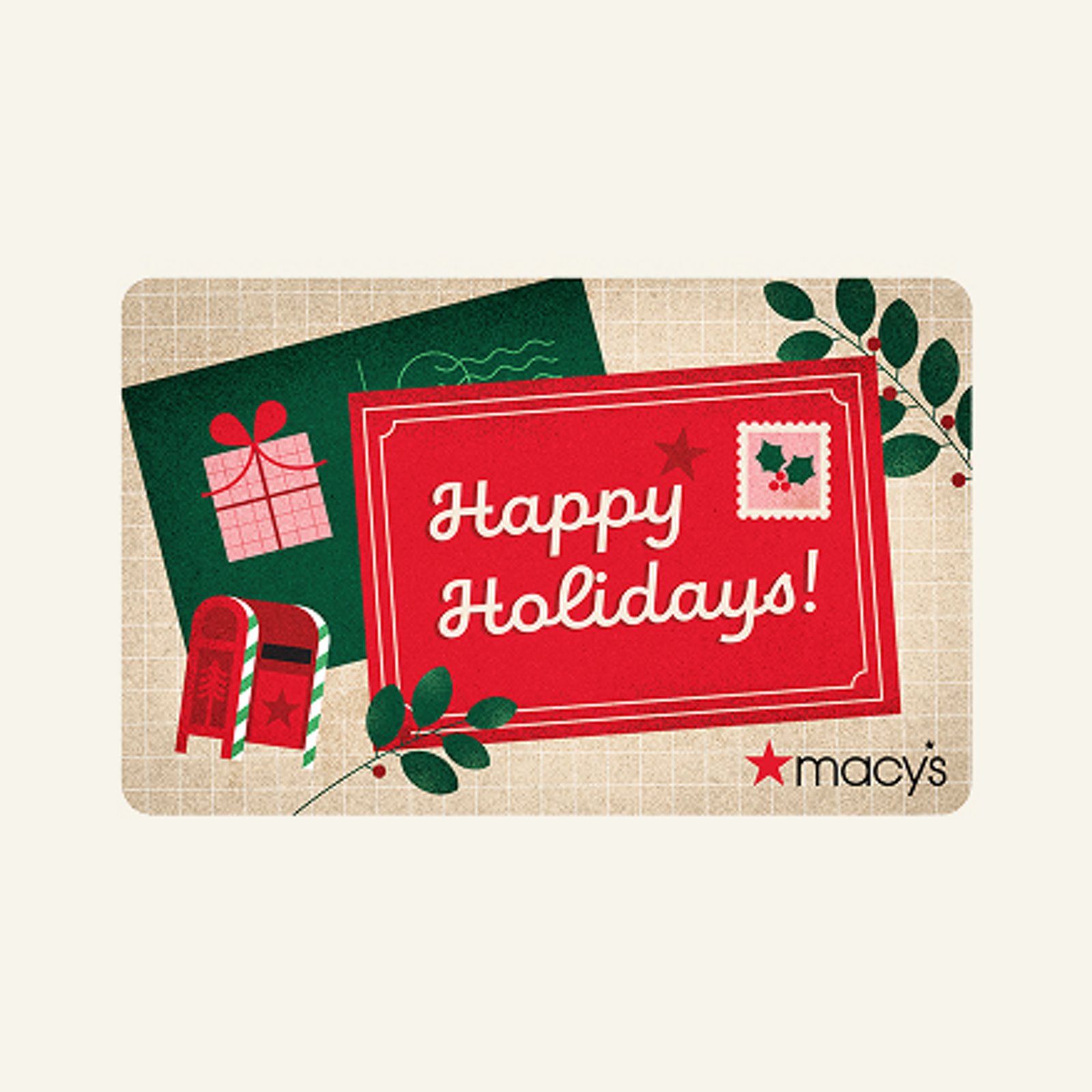 Gift card-Happy Holidays