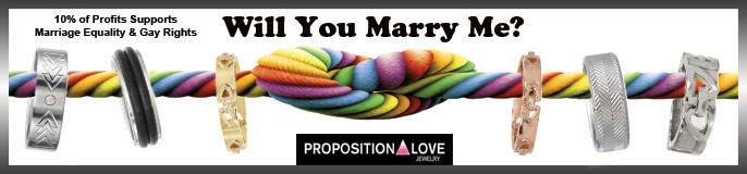 10 percent of Profits Supports Marriage Equality and Gay Rights, Will you Marry me? Proposition Love Jewelry
